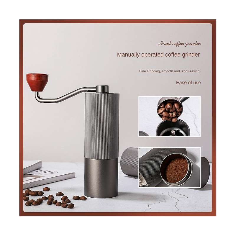 Portable Manual Coffee Grinder Espresso Coffee Bean Grinder Stainless Steel Burr Grinders Handmade