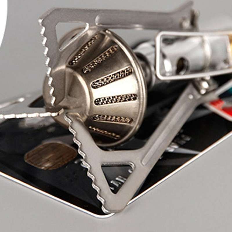 Portable Metal Stainless Steel Gas Stove Lamp Stove with Grill Outdoor Camping Outdoor Picnic Cookin