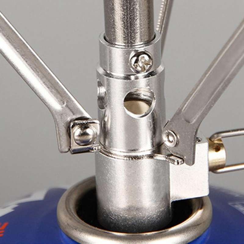 Portable Metal Stainless Steel Gas Stove Lamp Stove with Grill Outdoor Camping Outdoor Picnic Cookin