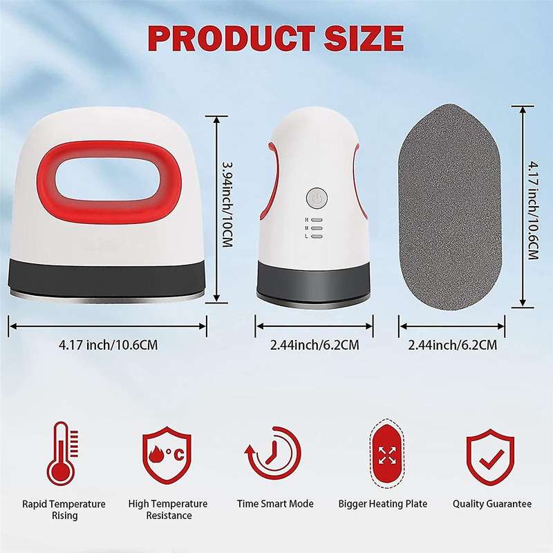 Portable Mini Iron Heat Press Machine Short Sleeve Diy Label Hot Stamping Machine Printing Heating T