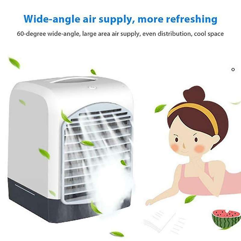 Portable Mini Desktop Air Conditioner Usb Small Fan Cooling Humidifier Aromatherapy Air Cooler With