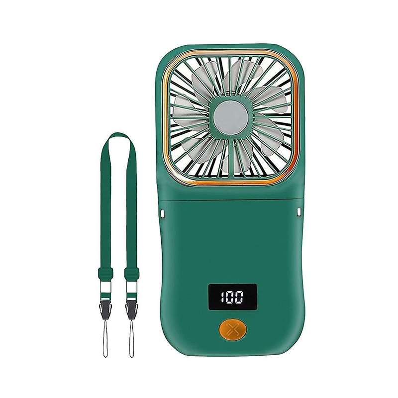 Portable Mini Fan, 3000mah Battery Operated Fan, 3 Speeds Rechargeable Fan, Phone Bracket & Power B