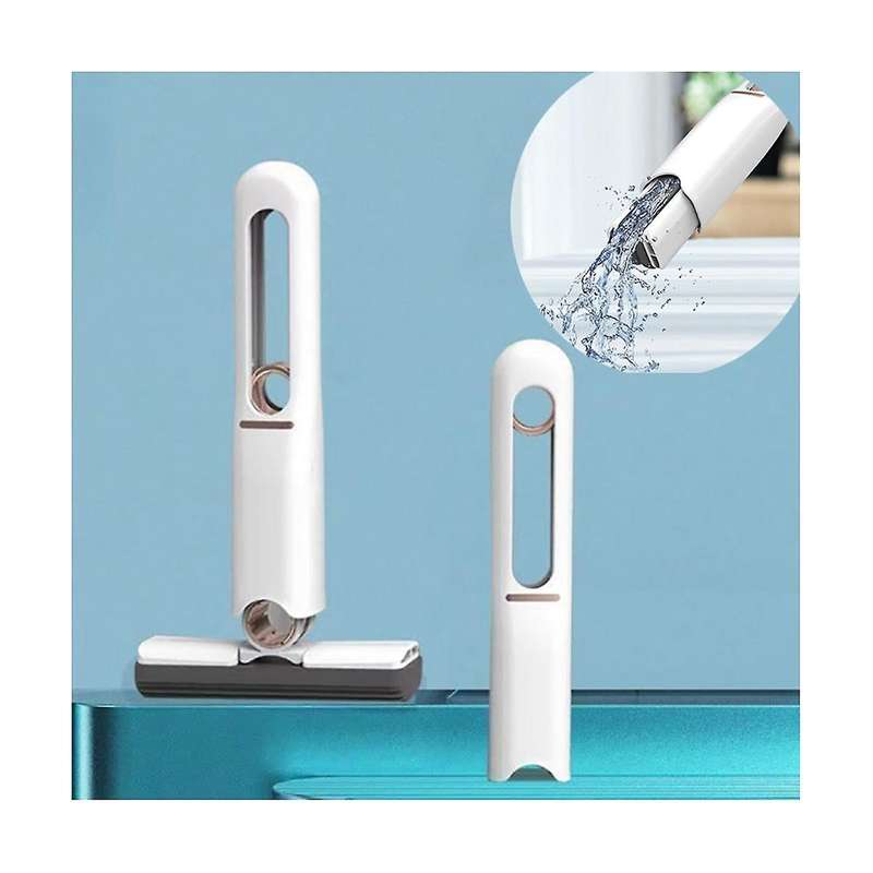 Portable Mini Squeeze 1xmop Desk with 1xsponge Cleaner Glass Sponge Cleaner Mop Household Home Kitc