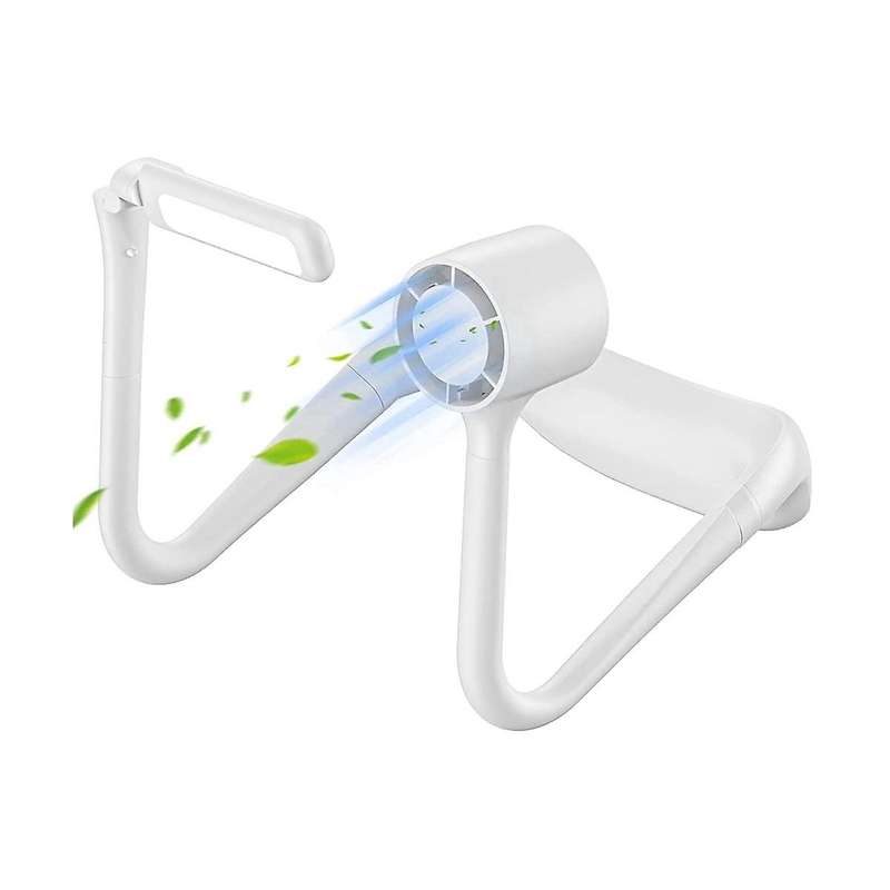 Portable Neck Fan Night Run Personal Fan with Light 4000mah Neck Fans Portable Rechargeable