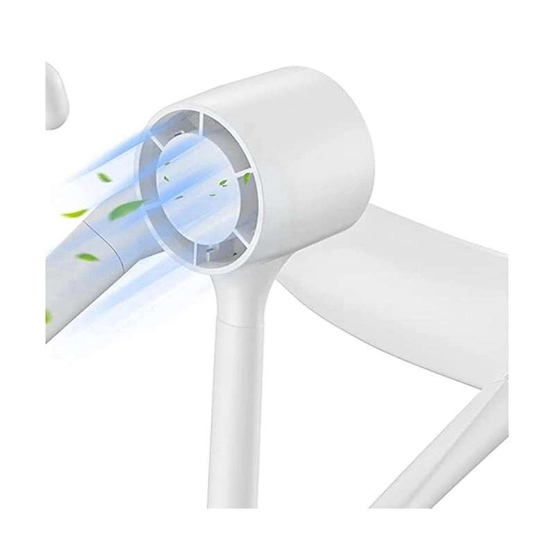 Portable Neck Fan Night Run Personal Fan with Light 4000mah Neck Fans Portable Rechargeable