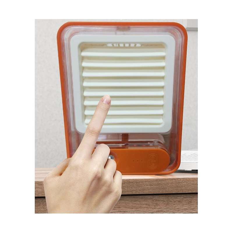 Portable Misting Fan Usb Rechargeable Water Misting Fan with Colorful Night Light Desk Fan for Trav