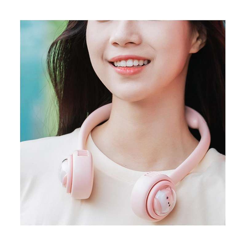 Portable Neck Fan 1800mah Usb Electric Fan Mini Ventilador Cooling Bladeless Silent Neckband Fan Fo