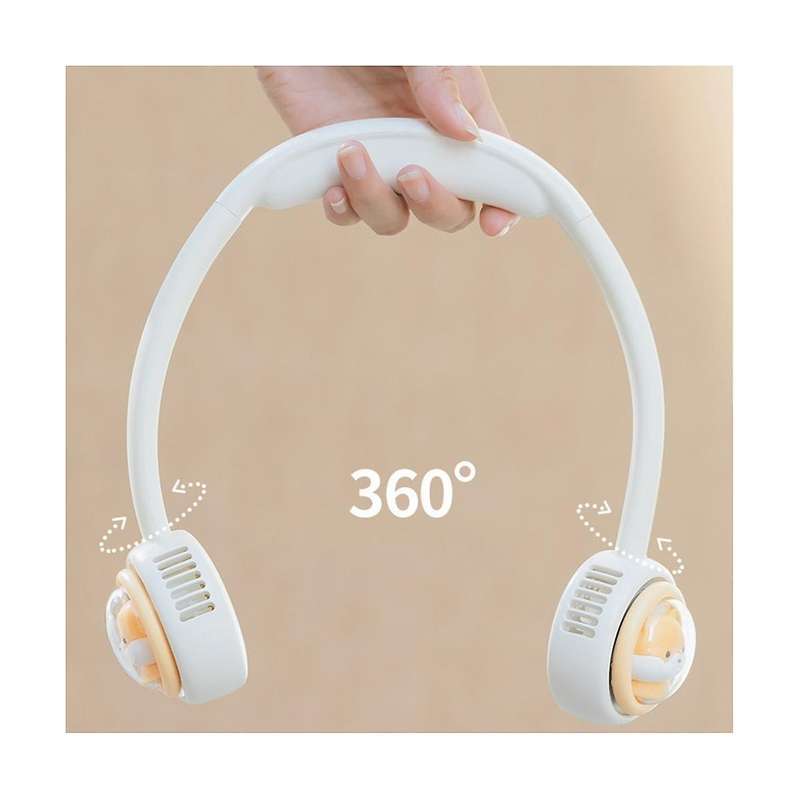 Portable Neck Fan 1800mah Usb Electric Fan Mini Ventilador Cooling Bladeless Silent Neckband Fan Fo