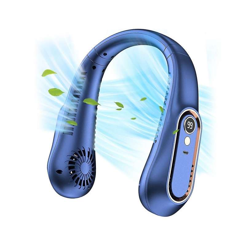 Portable Neck Fan, Newest Bladeless Rechargeable Neck Fans, Usb Powered, Wearable Cooling Fan for I