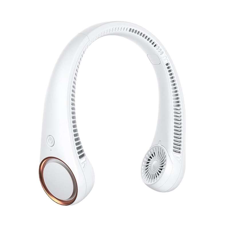 Portable Neck Fan, Rechargeable Hands Free Bladeless Portable Mini Fans, 3 Speeds , Free Adjustment