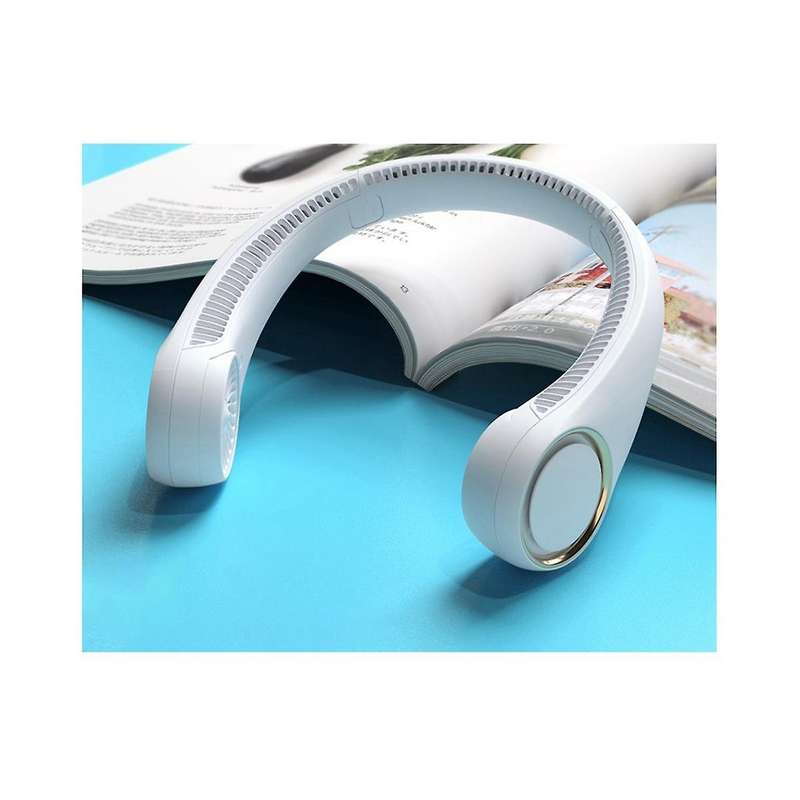 Portable Neck Fan, Rechargeable Hands Free Bladeless Portable Mini Fans, 3 Speeds , Free Adjustment