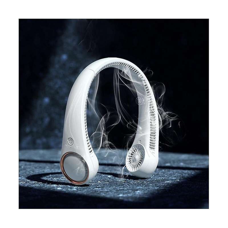 Portable Neck Fan, Rechargeable Hands Free Bladeless Portable Mini Fans, 3 Speeds , Free Adjustment