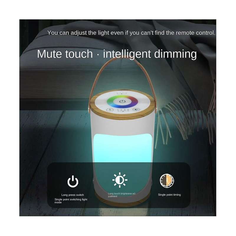 Portable Night Light Remote Control Touch Dimmable Lamp Portable Table Bedside Lamp Usb Rechargeable