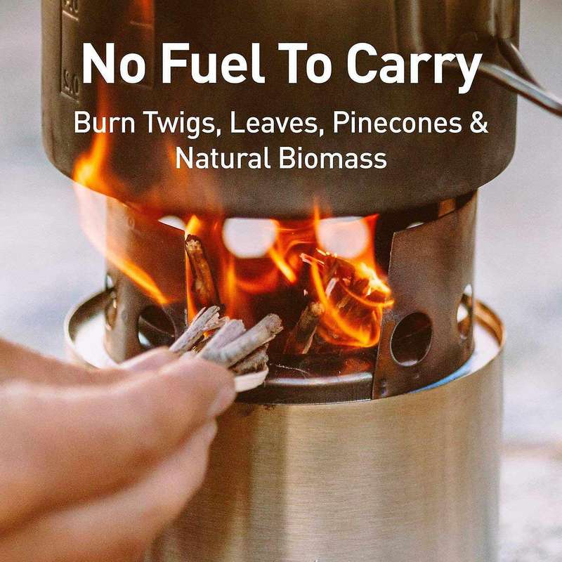 Portable Outdoor Camping Wood Firewood Firewood Stove Can Be Easily Dismantled for Outdoor Hiking, H