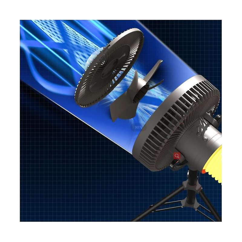 Portable Outdoor Camping Fan Multifunction Ceiling Fan Usb Chargeable Desk Tripod Stand Air Cooling