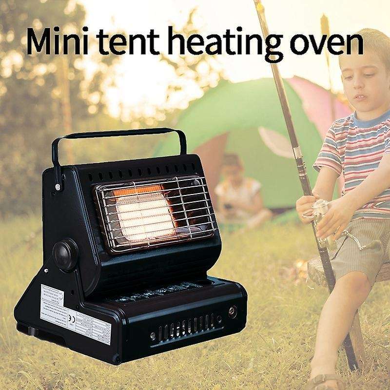 Portable Outdoor Cooker Stove Dual-Use Heater Camping Tent Gas Heater Stove Tent Accessories Roller