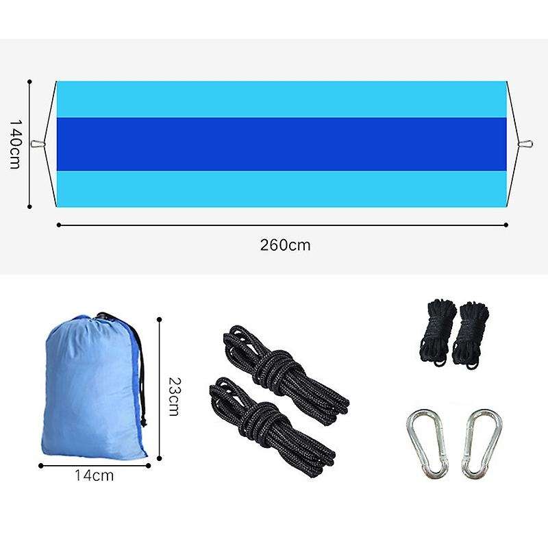 Portable Outdoor Camping Hammock with Mosquito Net 1-2 Person Hanging Bed Parachute Fabric Sleep Swi