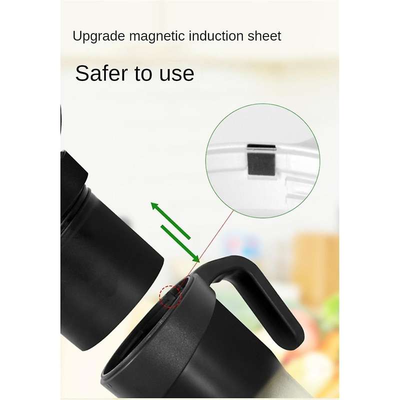 Portable Personal Blender for Shakes and Smoothies Blender with 6 Blades USB Rechargeable Handle an