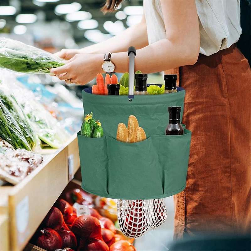 Portable Picnic Basket Collapsible Design Shoping Basket for Camping,day Travel,bbq and Family/coupl