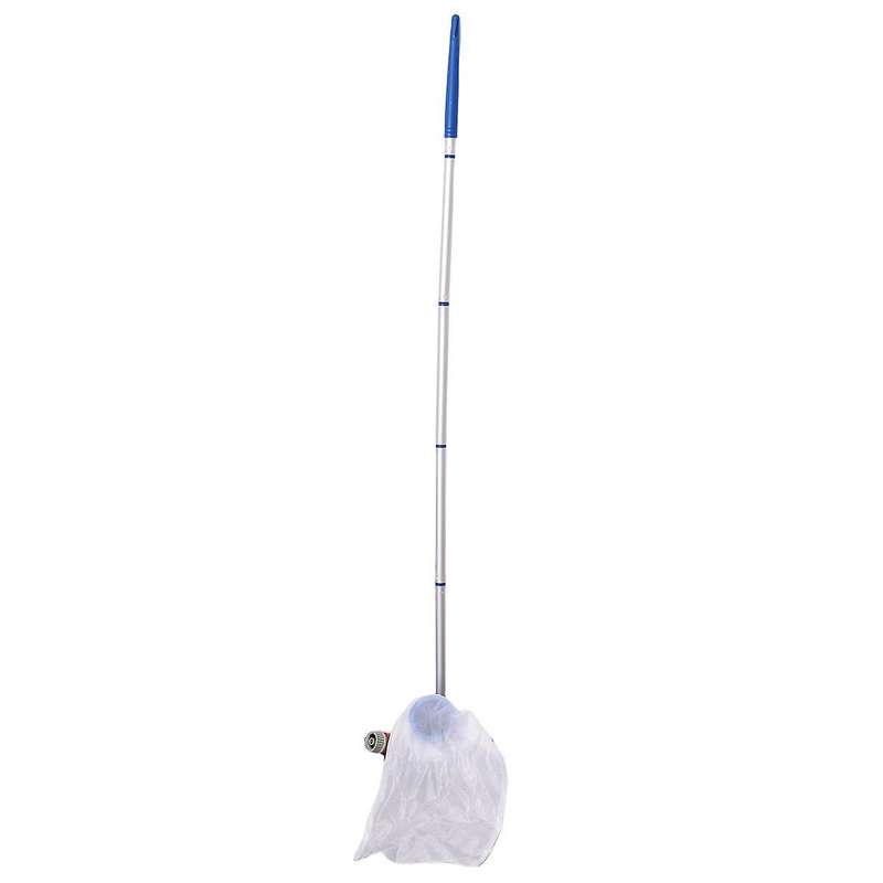 Portable Pool Vacuum Jet Underwater Cleaner Set with Brush & Pole, Attach to Garden Hose