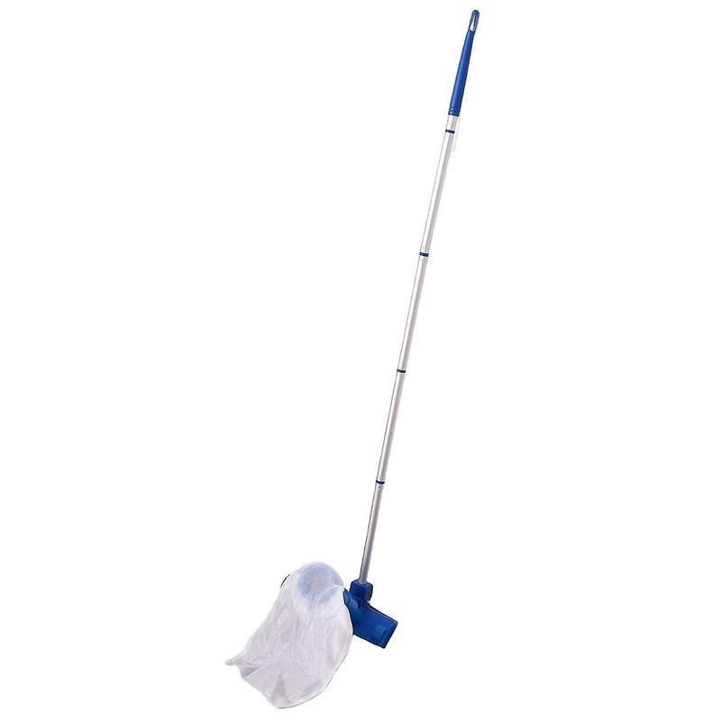 Portable Pool Vacuum Jet Underwater Cleaner Set with Brush & Pole, Attach to Garden Hose