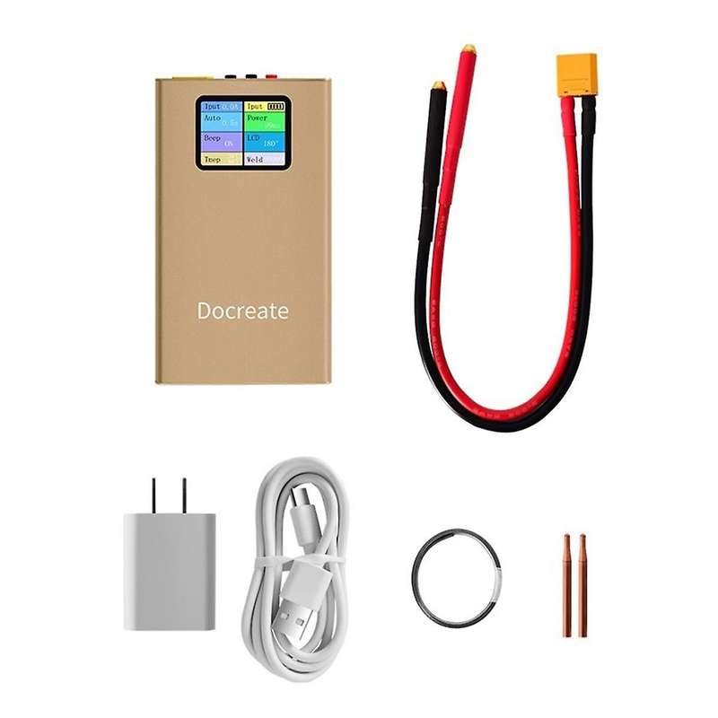 Portable Spot Welder 10000mah Enhanced 99 Gears Adjustable with Lcd Colorful Display Battery Welding