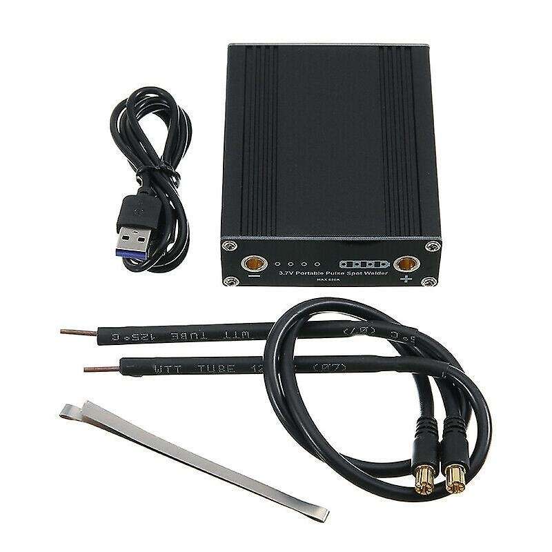 Portable Spot Welder Diy Mini Spot Welding Machine with OUtshell QUick-Release Pens & 2 Battery Spot