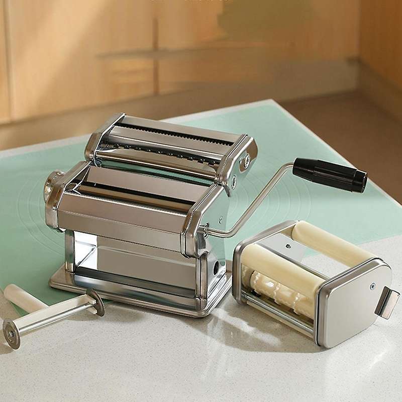 Portable Stainless Steel Craft Polymer Clay Rolling Machine Press Roller Hand Cranked Handmade Press