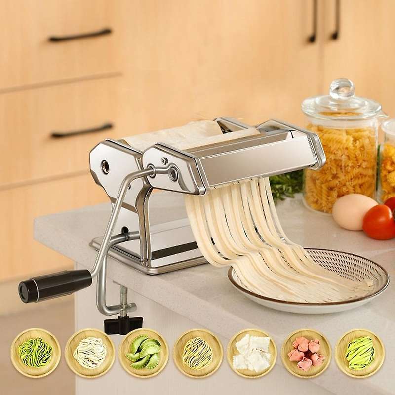 Portable Stainless Steel Craft Polymer Clay Rolling Machine Press Roller Hand Cranked Handmade Press