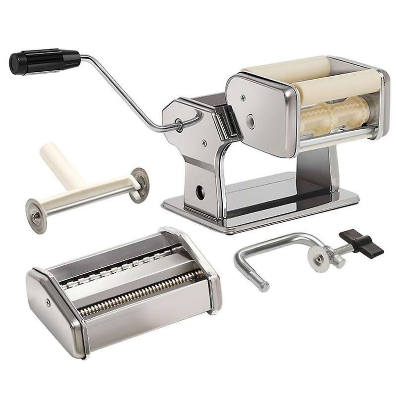 Portable Stainless Steel Craft Polymer Clay Rolling Machine Press Roller Hand Cranked Handmade Press