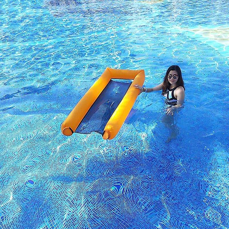 Portable Swimming Inflatable Floating Pool Float Bed Swimming Pool Sea Inflating Recliner Beach Chai