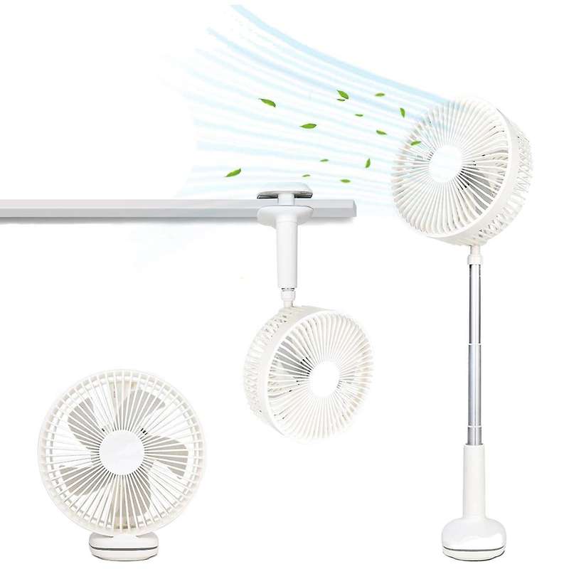 Portable Stroller Fan, Clip Fan with Adjustable Height and 360 Degree Head Rotation for Baby Camping