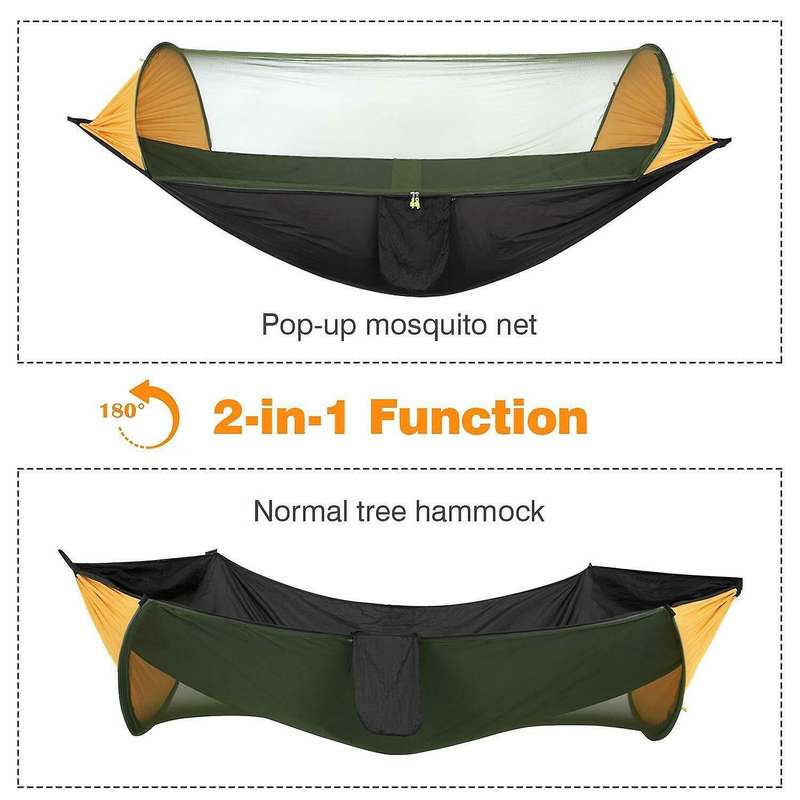 Portable Tent Camping Hammock with Mosquito Net Multi Use Portable Hammock Swing Tent for Hiking Cam