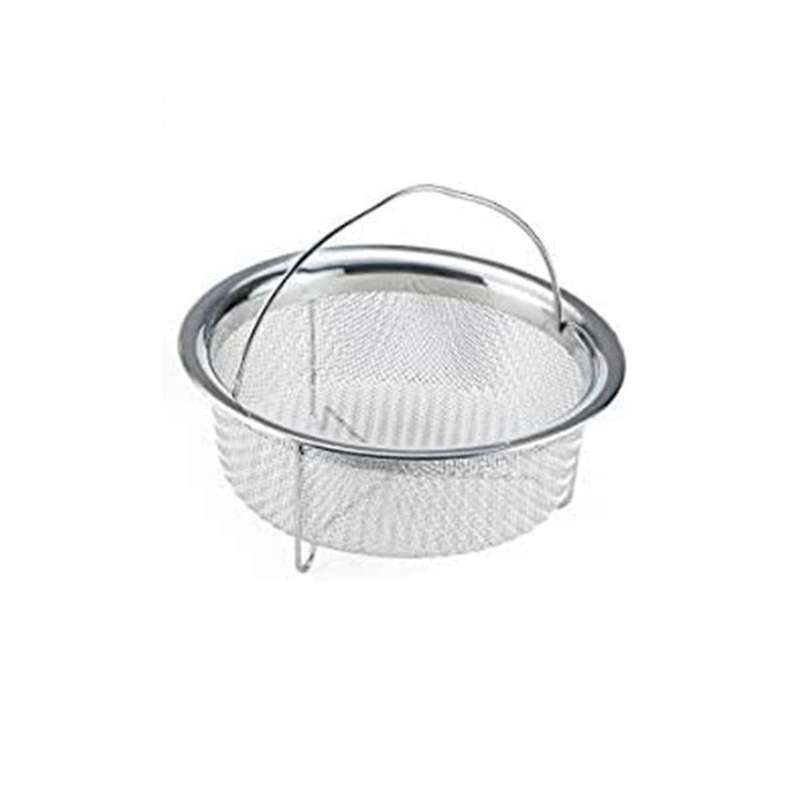 Portable Steamer Kitchen Multi-functional Stainless Steel Fried Noodles Drain Basket Steaming Rack