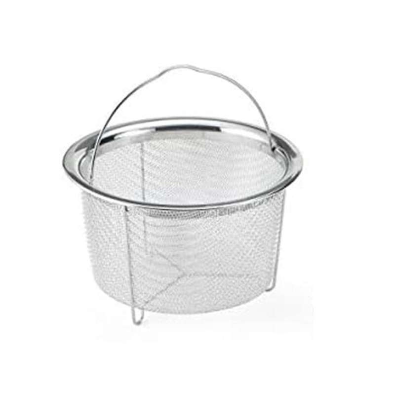 Portable Steamer Kitchen Multi-functional Stainless Steel Fried Noodles Drain Basket Steaming Rack