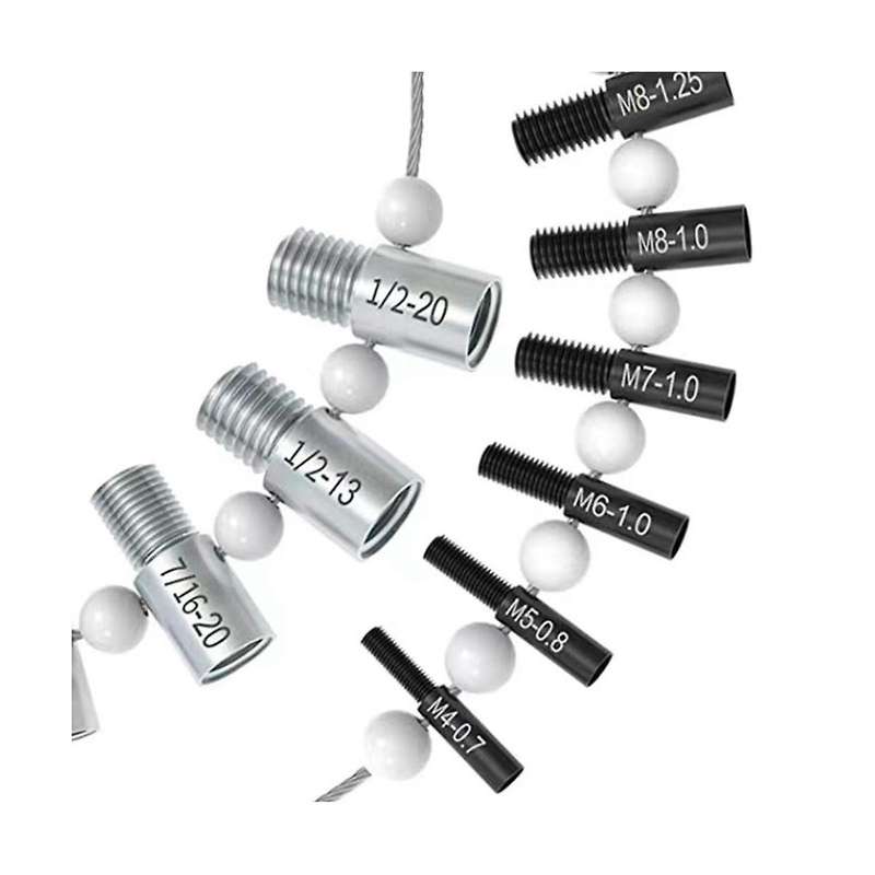 Portable Thread Tester Bolt Nut Screw Bolt Nut Screw Checking Checker 26 Male/female Size Gauge Meas