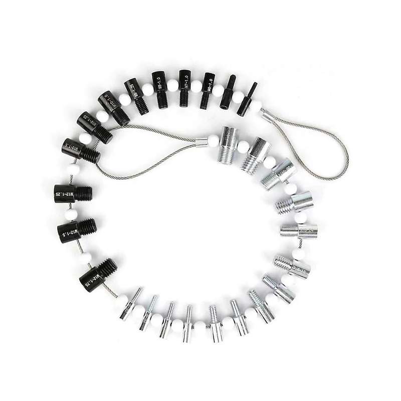 Portable Thread Tester Bolt Nut Screw Bolt Nut Screw Checking Checker 26 Male/female Size Gauge Meas