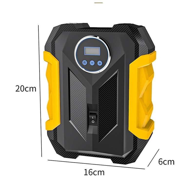 Portable Tire Inflator Air Compressor,150 PSI Air Pump for Car Tires with LED Light,Digital Air Comp