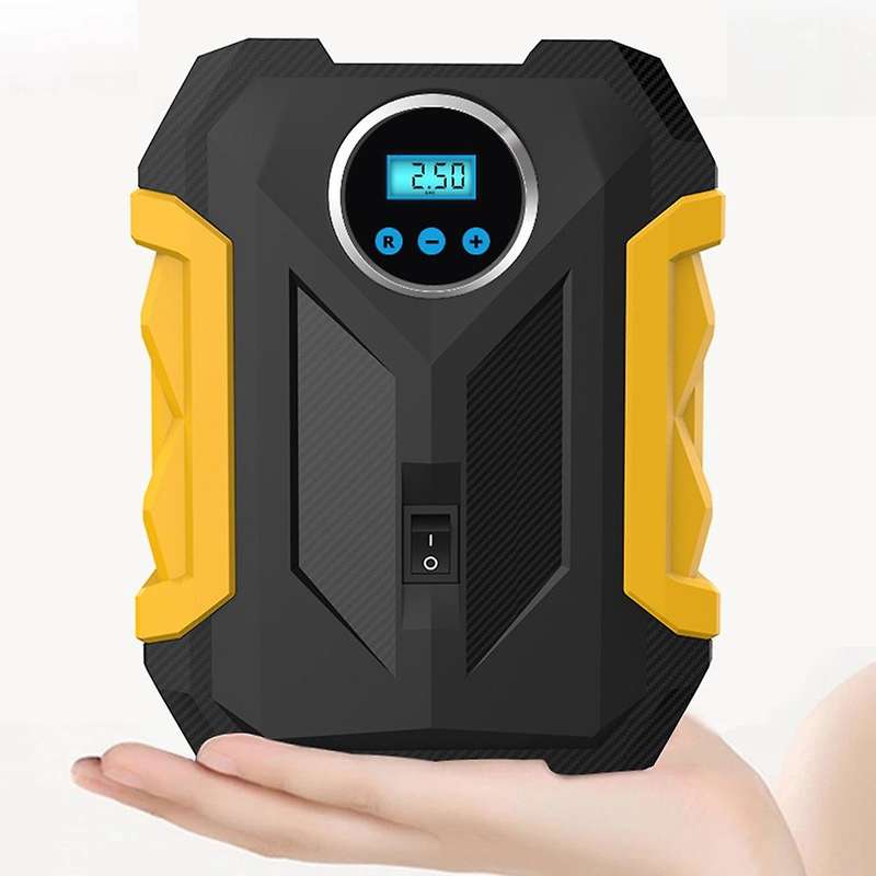 Portable Tire Inflator Air Compressor,150 PSI Air Pump for Car Tires with LED Light,Digital Air Comp