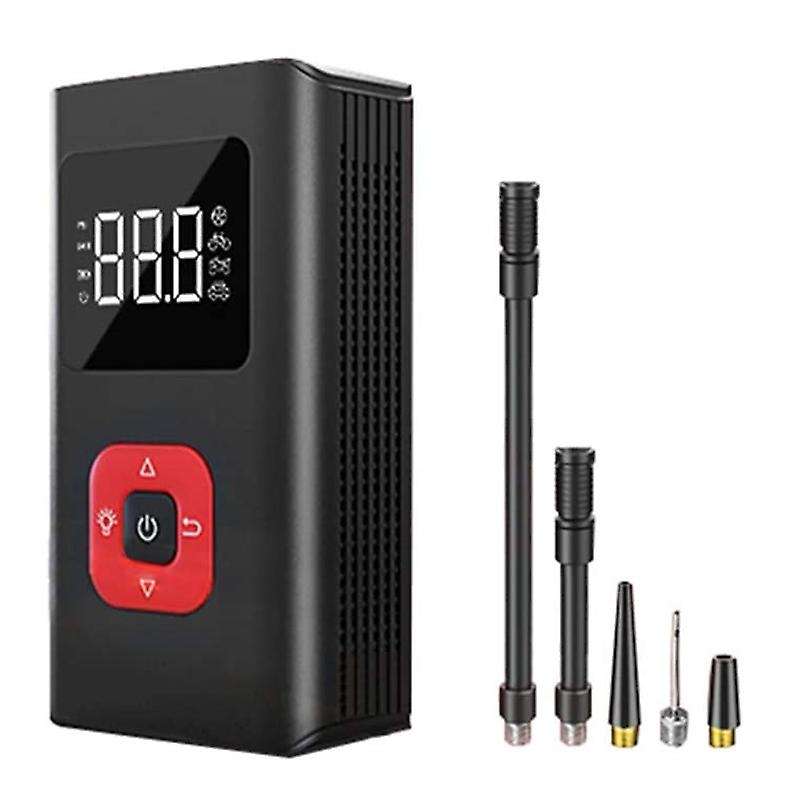Portable Tire Inflator Car Air Pump Compressor Electric Tire Pressure Tester with Wireless Reverse C