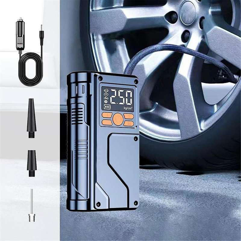 Portable Tire Inflator for Car,Corded Models Inflatable Pump,Digital Display Tire Pumps,Pressure Gau
