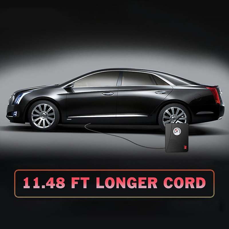 Portable Tire Inflator Compressor Car Pump for Car Tires Motorcycle 100PSI Fast Inflating Tires Inf