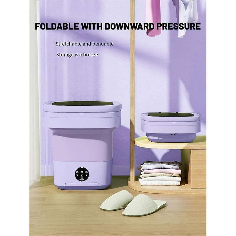 Portable Washing Machine,Mini Washer, Capacity Foldable Washer.Deep Cleaning of Underwear, Clothes
