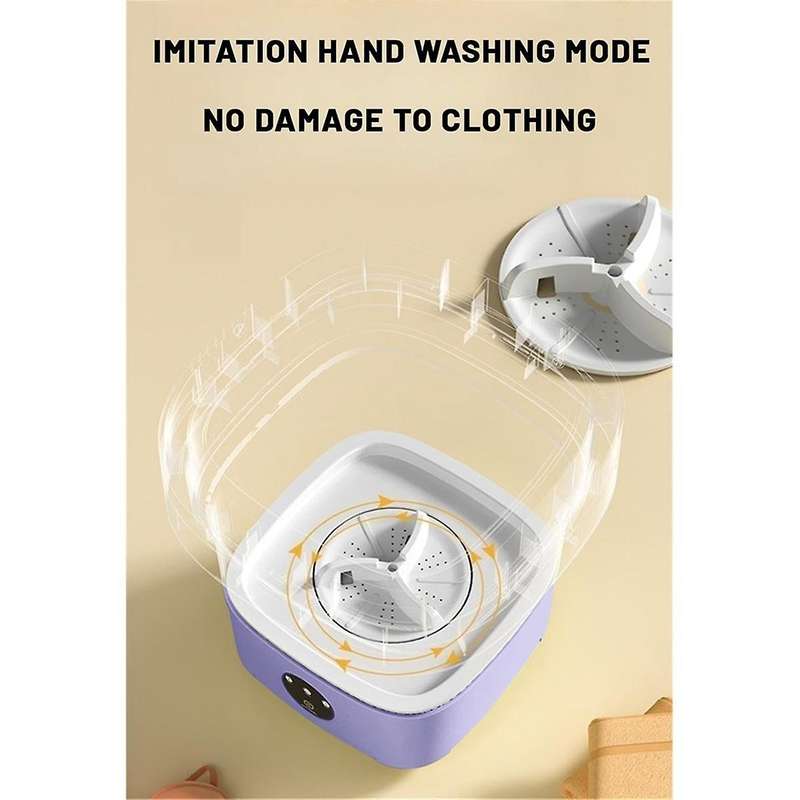 Portable Washing Machine,Mini Washer, Capacity Foldable Washer.Deep Cleaning of Underwear, Clothes