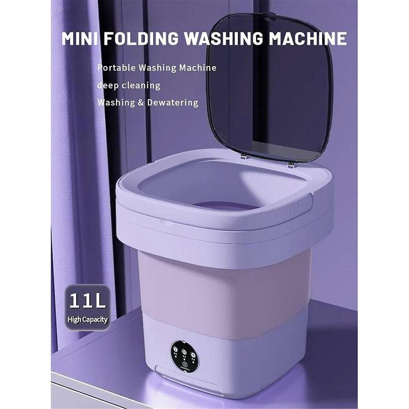Portable Washing Machine,Mini Washer, Capacity Foldable Washer.Deep Cleaning of Underwear, Clothes