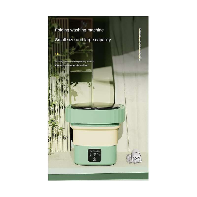 Portable Washing Machine Mini Foldable Washer Dryer Small Elution Bucket Washer for Apartment Dorm