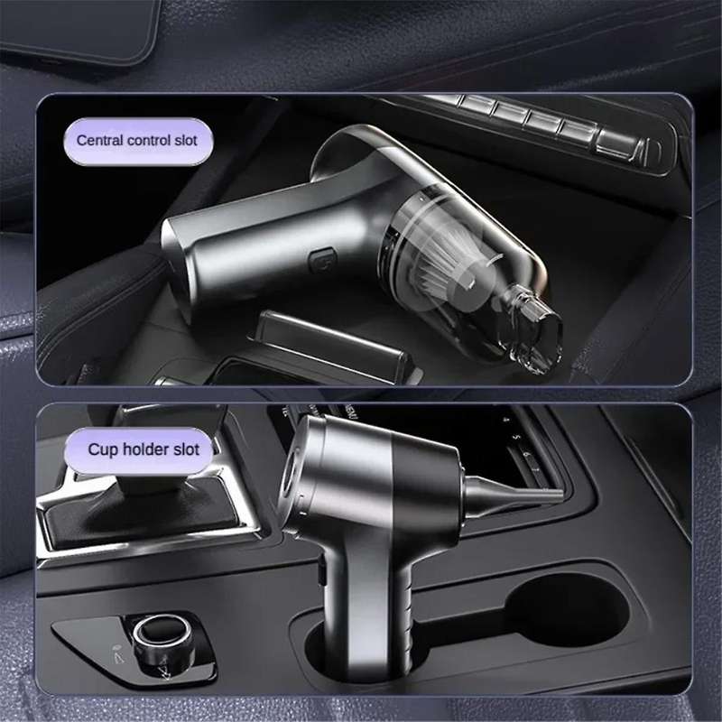 Portable Wireless Car Vacuum Cleaner Mini Handheld Cleaner for Home Appliance Powerful Cleaning Mach