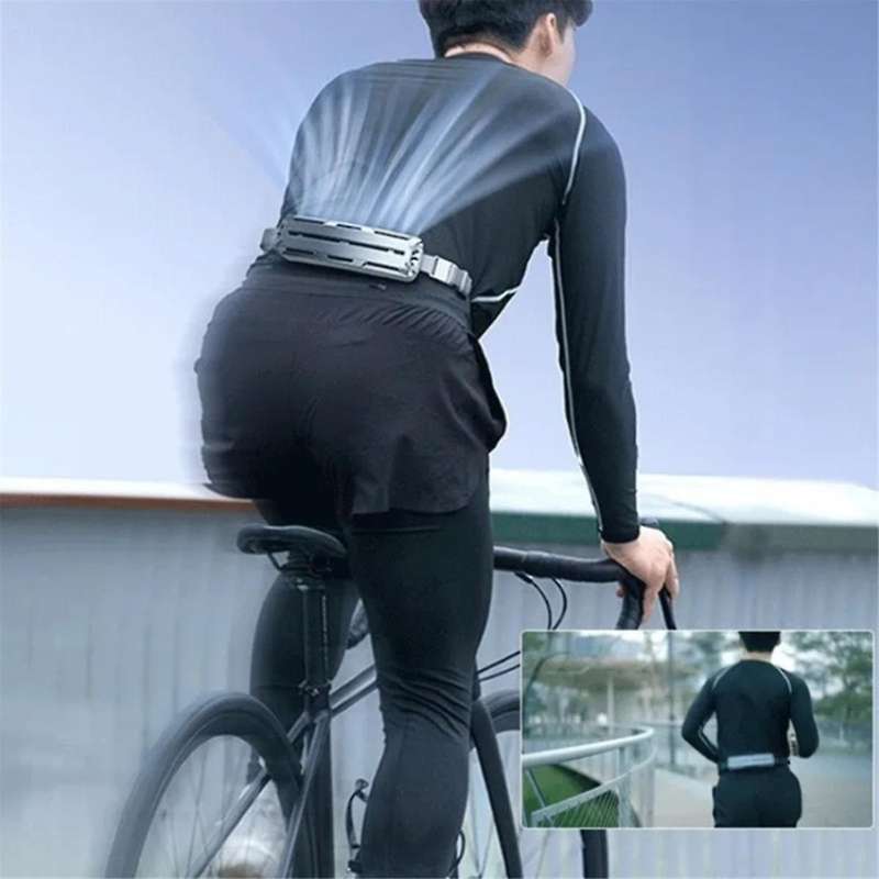Portable Wearable Waist Fan, New Ice Belt Fan, Outdoor Sports Cooling, Mini Air Conditioner Wearable