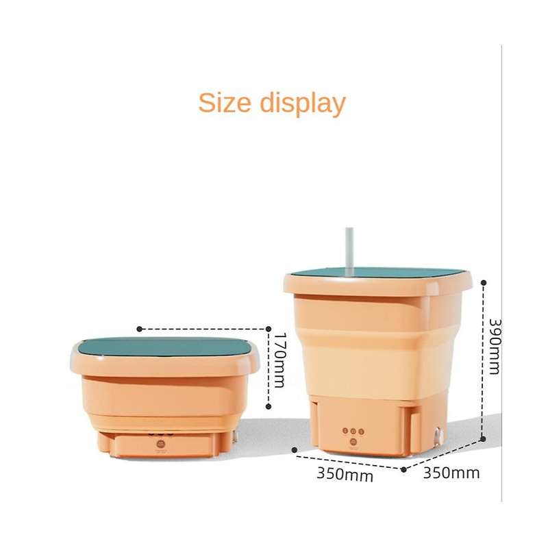 Portable Washing Machine Mini Foldable Washer 10l for Washing Small Pieces Clothing for Apartments