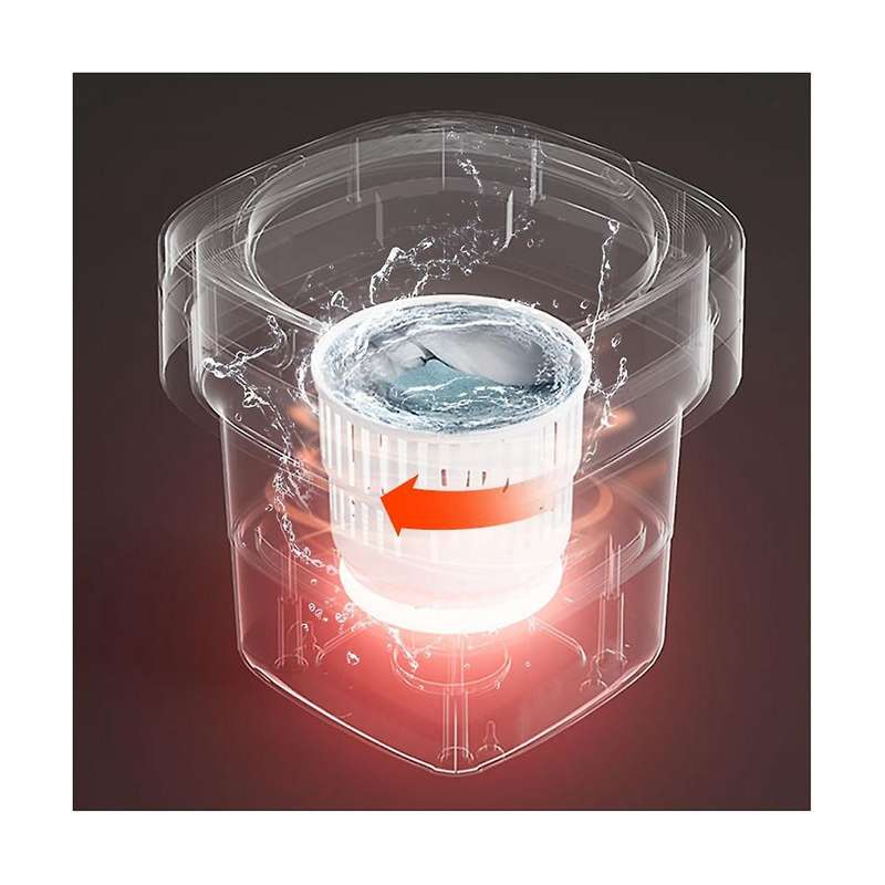 Portable Washing Machine 6.5l High Capacity Washer Half Automatic Wash Foldable Washing Machine Tra